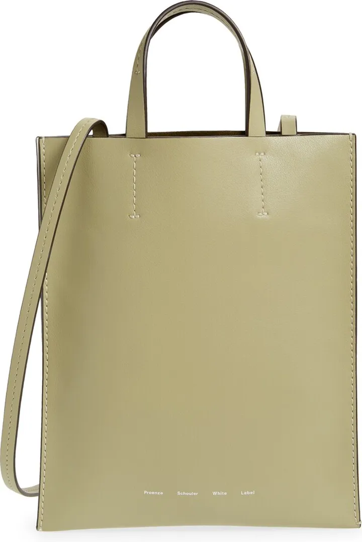 Small Twin Leather Tote