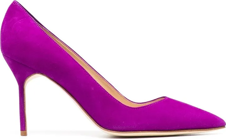 BB 90mm suede pumps