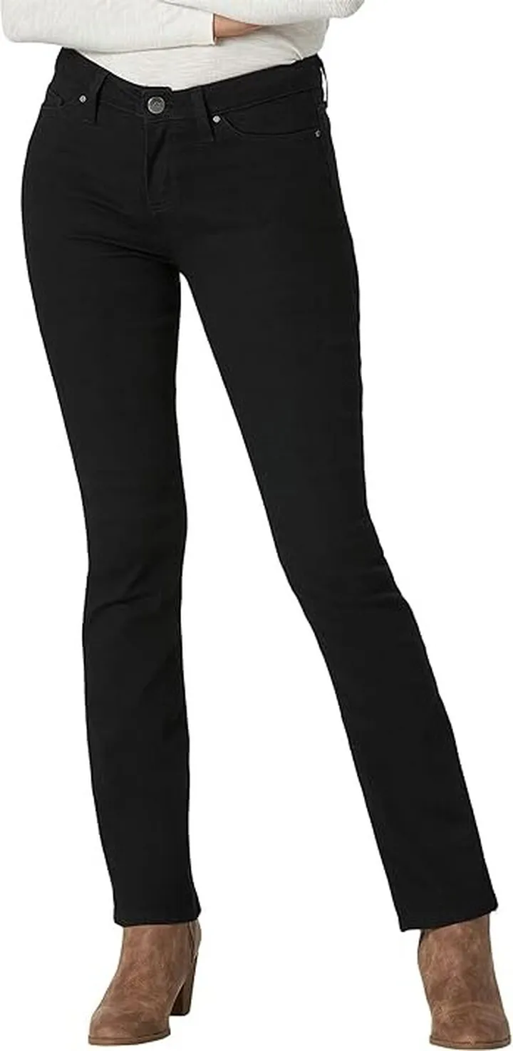 Lee Legendary Regular Fit Bootcut Jeans (Black) Women's Jeans