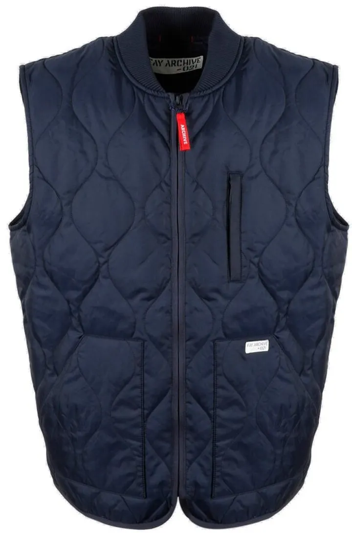 Fay Zip-Up Quilted Gilet