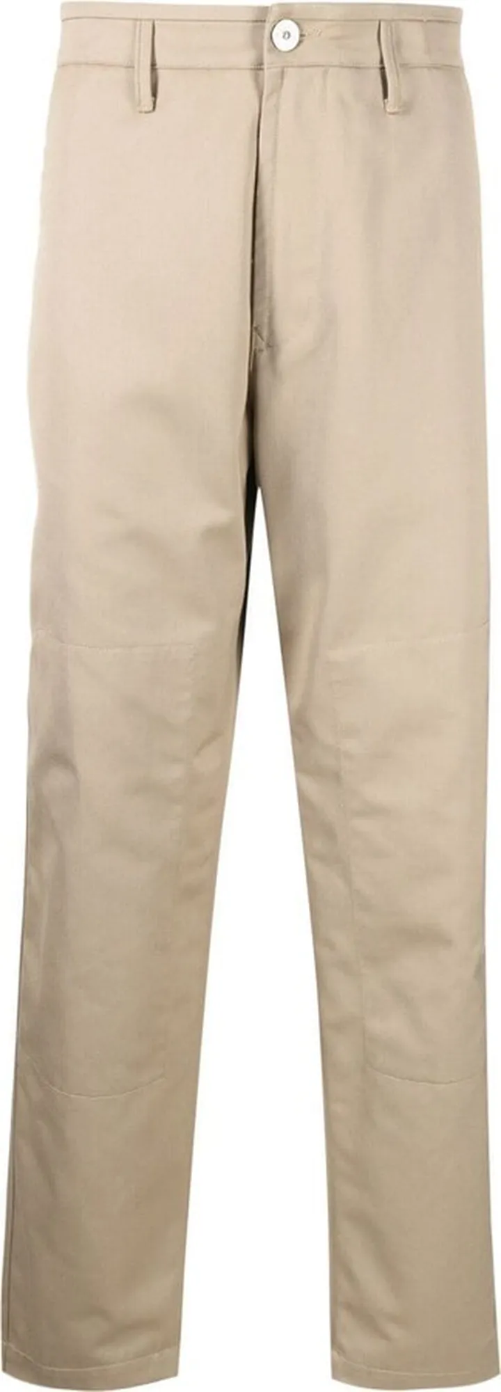 Patch-Pocket Straight-Leg Trousers