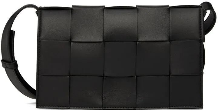 Bottega Veneta Black Cassette Shoulder Bag