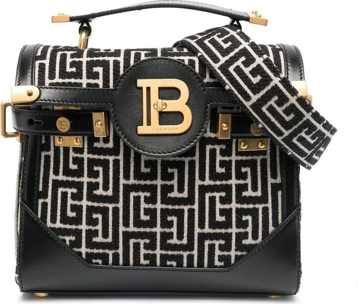 Monogram-Pattern Tote Bag