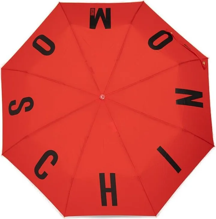 Moschino Logo-Printed Folded Umbrella