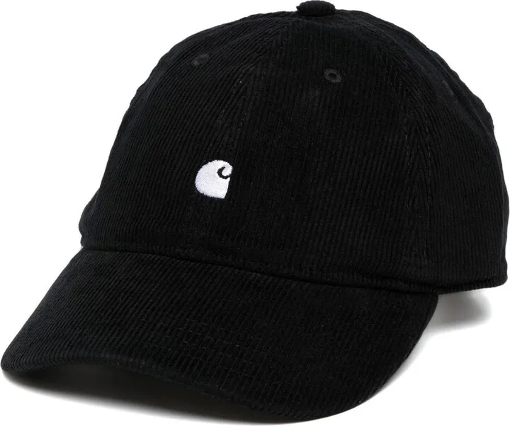 Harlem logo-embroidered corduroy cap