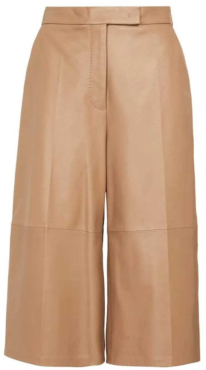 Calte leather culottes
