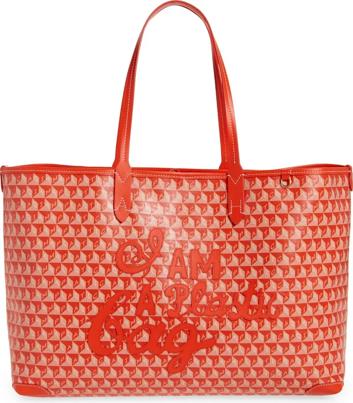 I Am a Plastic Bag Large Tote