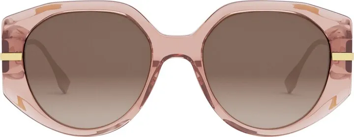 graphy 54mm Gradient Oval Sunglasses