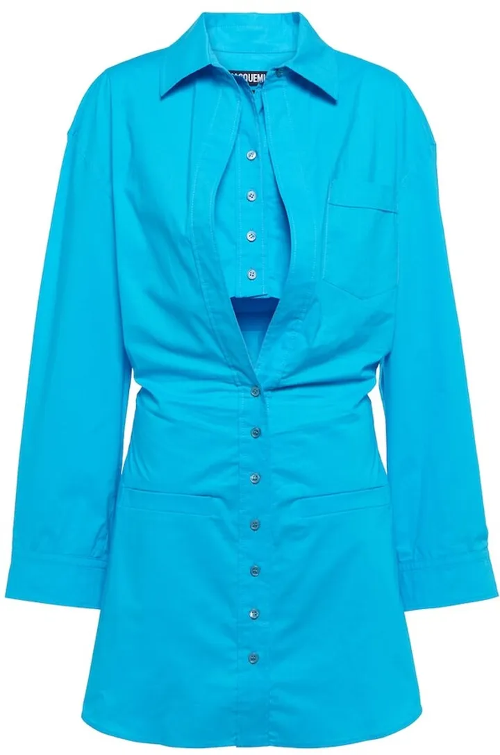La Robe Baunhilha layered minidress