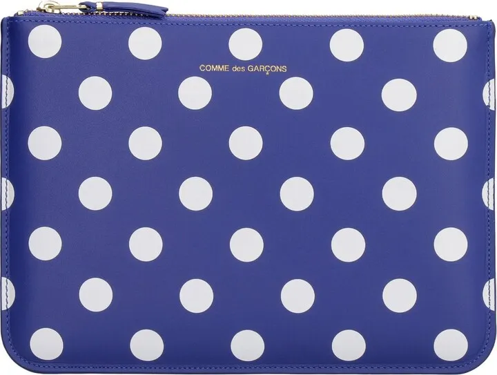 Comme des Garçons Wallet Polka Dot Clutch Bag