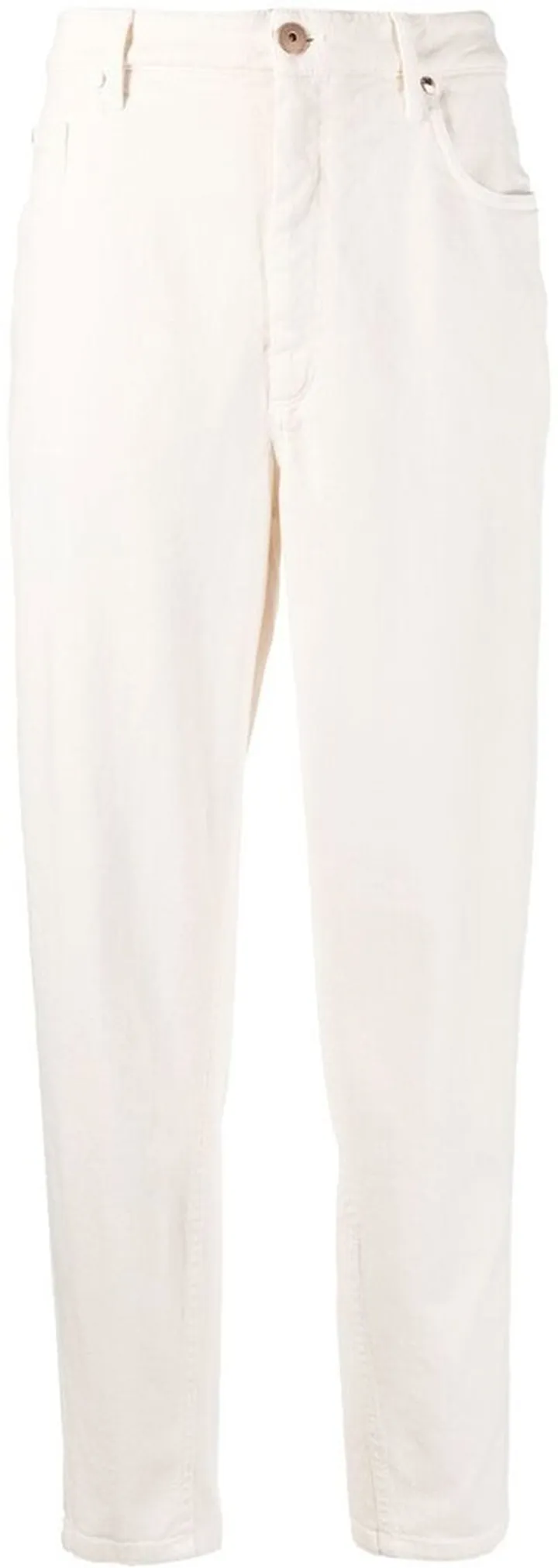 Straight-Leg Cut Trousers
