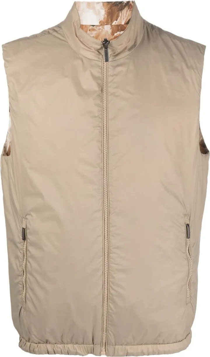 Sleeveless Zip-Up Gilet