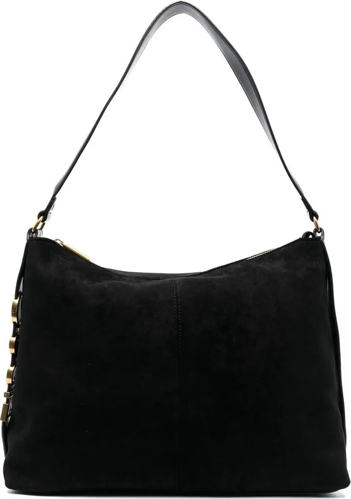 Large Logo-Lettering Shoulder Bag