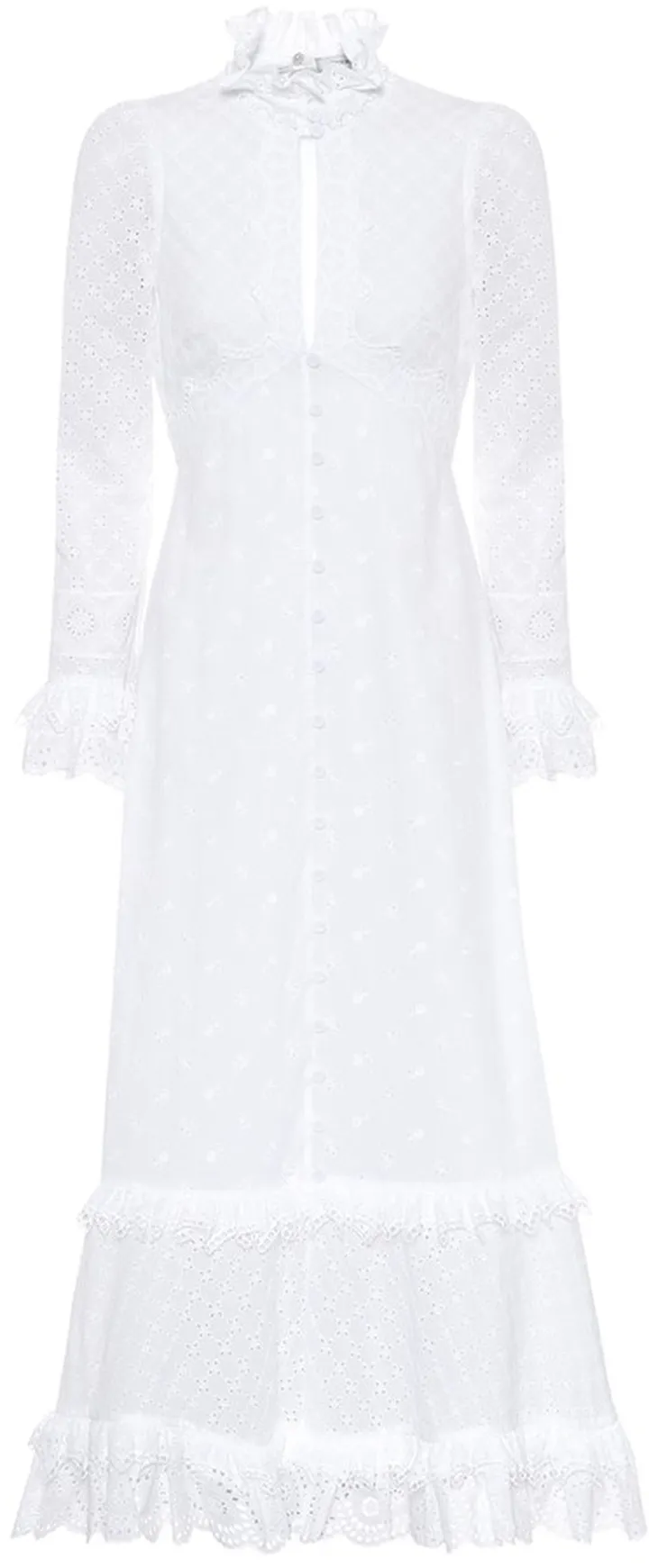 Miguella broderie-anglaise cotton dress