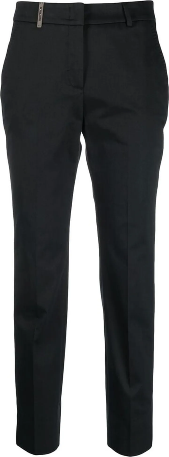 Slim-Fit Cropped Trousers