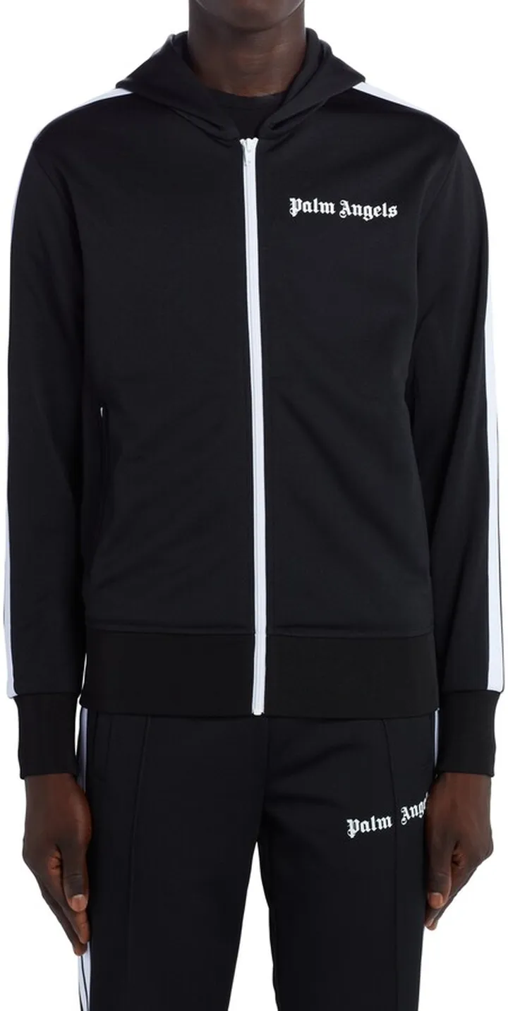 Logo Hooded Track Jacket
