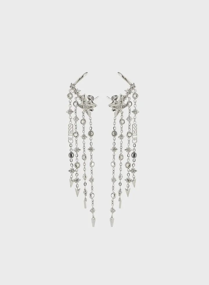 Stars And Chains Waterfall Earrings