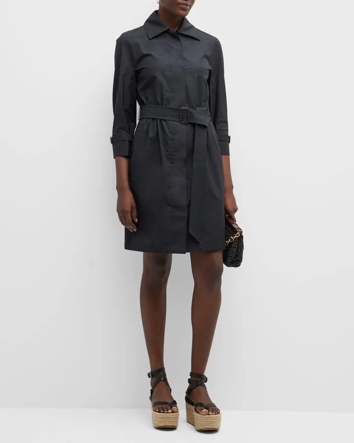Saio Belted Shirtdress
