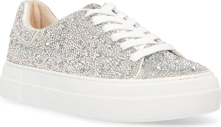 Betsey Johnson Suton Highwall Bling Platform Sneaker