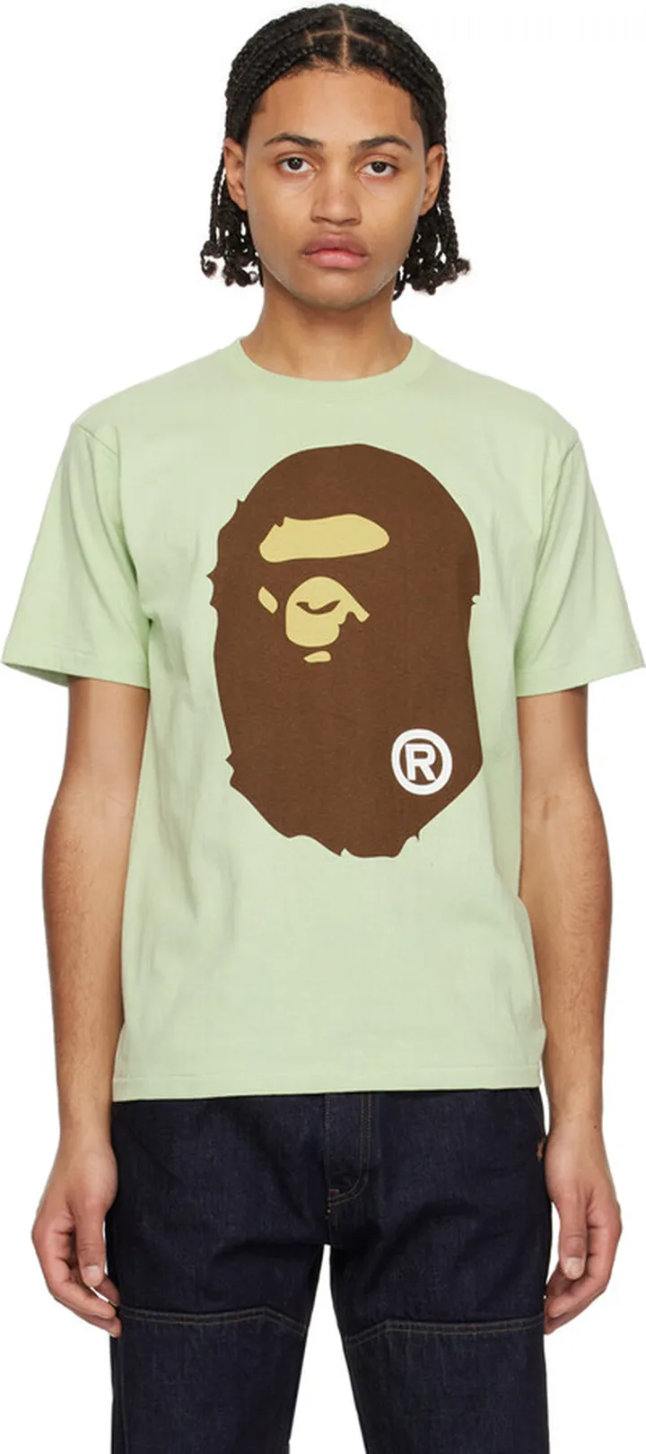 BAPE Green Relaxed-Fit T-Shirt