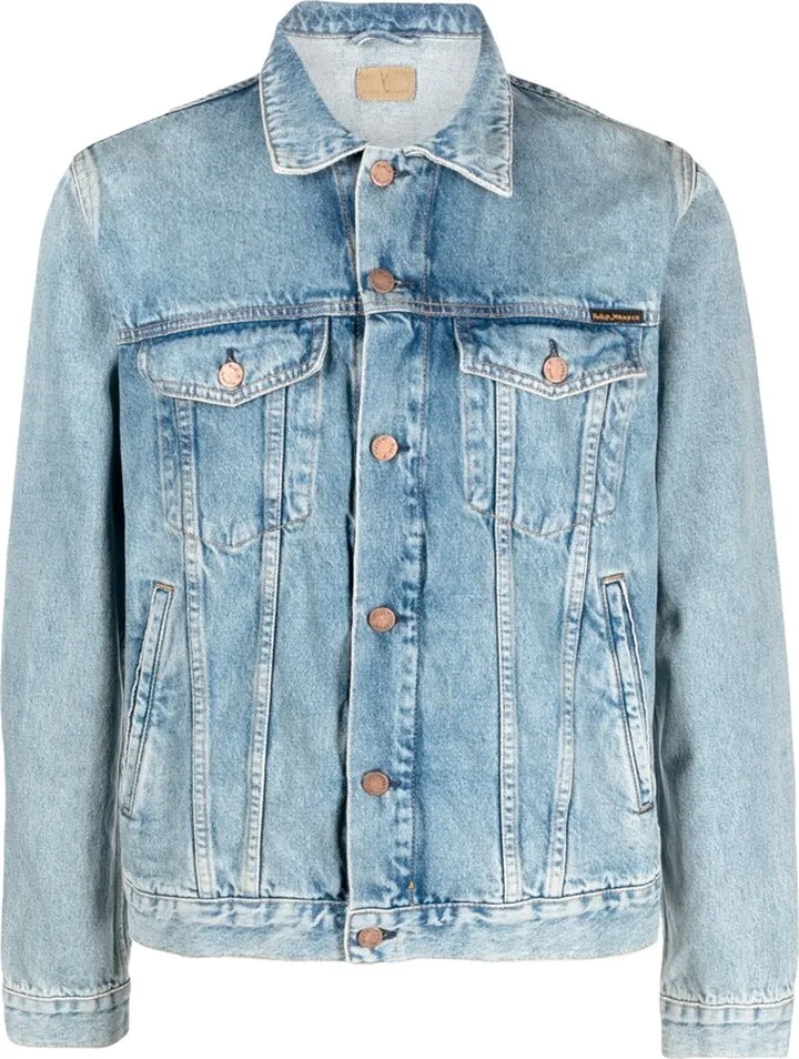 Robby washed-denim jacket