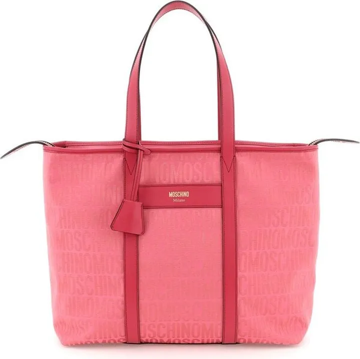 Moschino Allover Logo Printed Tote Bag