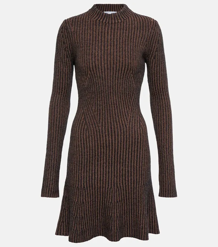 White Label ribbed-knit sweater dress