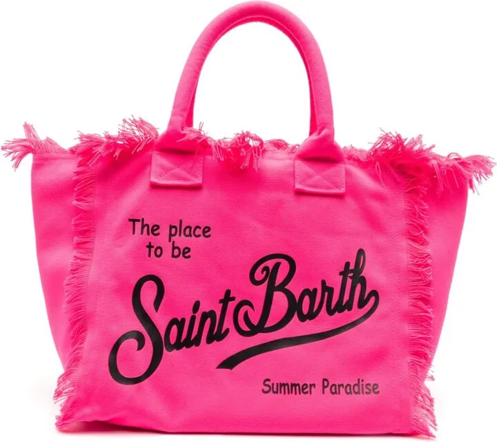 Vanity logo-print beach bag