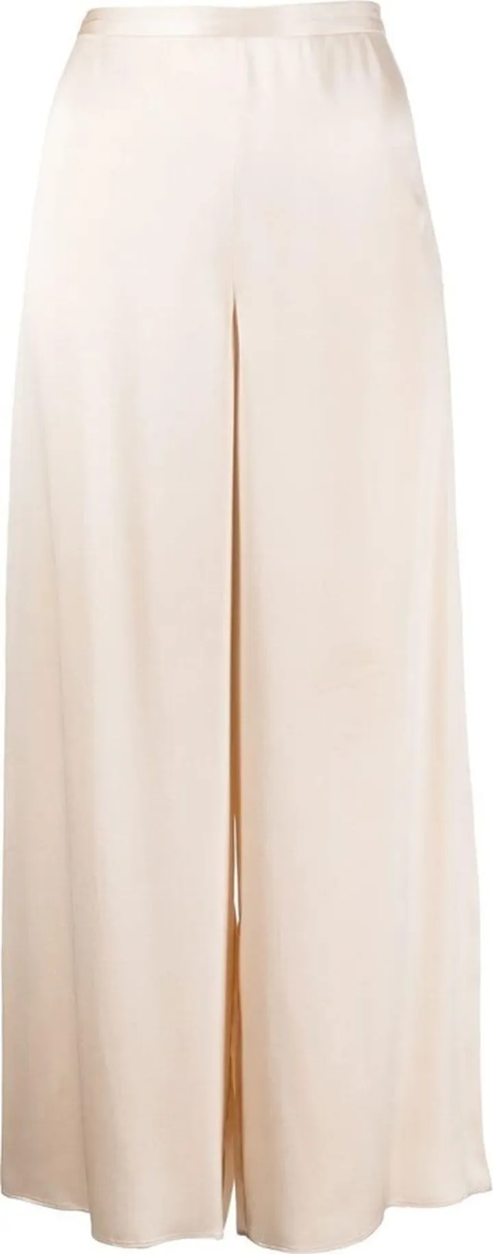 Wide-Leg Cropped Culotte Trousers