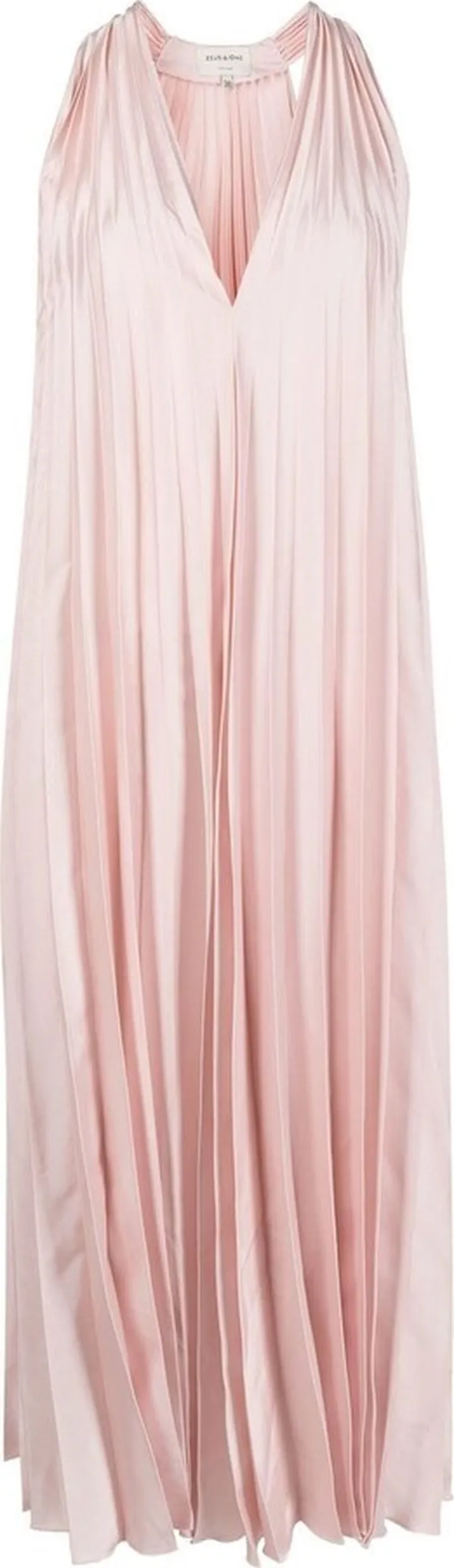 Ianthe pleated midi dress