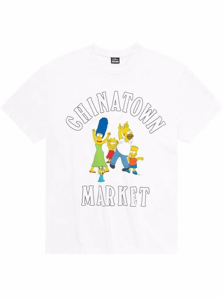 x The Simpsons Family-print T-shirt