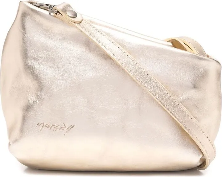 Debossed-Logo Crossbody Bag