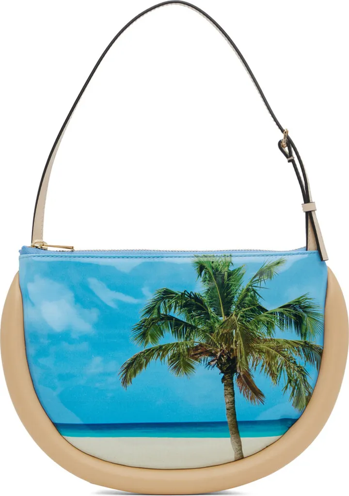 JW Anderson Blue Bumper Moon Bag
