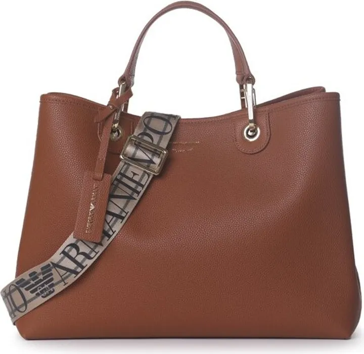 Emporio Armani Logo Detailed Tote Bag