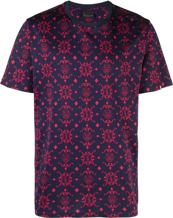 baroque-print cotton T-Shirt