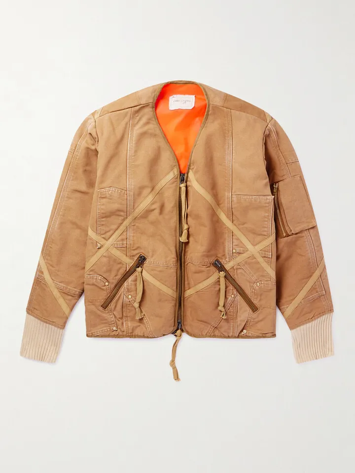 Cotton-Canvas Bomber Jacket