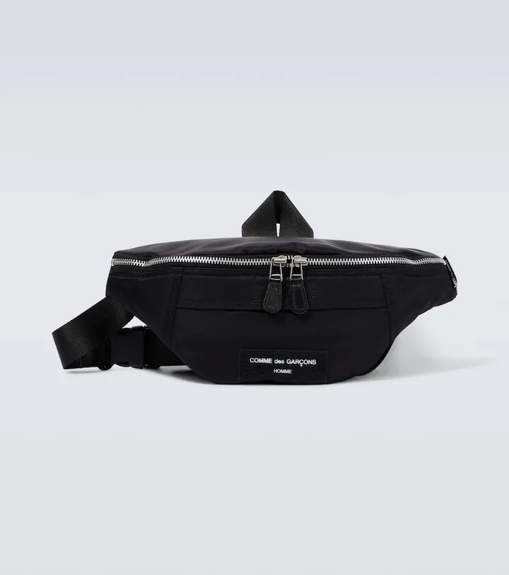 Logo patch belt bag
