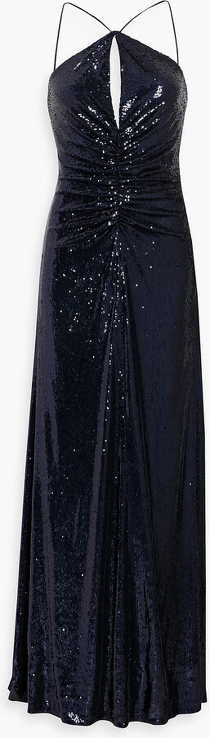 Maya cutout sequined stretch-tulle gown