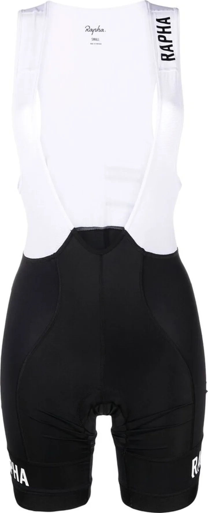 Black And White Pro Team Bib Cycling Shorts