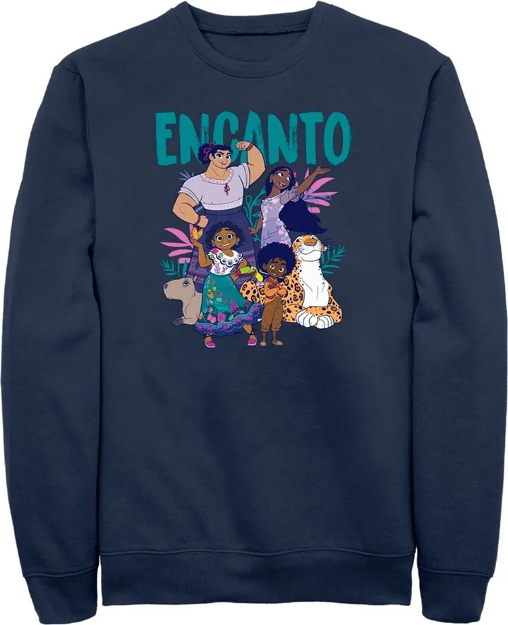 Men's Encanto The Family With Magical Gifts Sweatshirt - Navy Blue - 2X Large