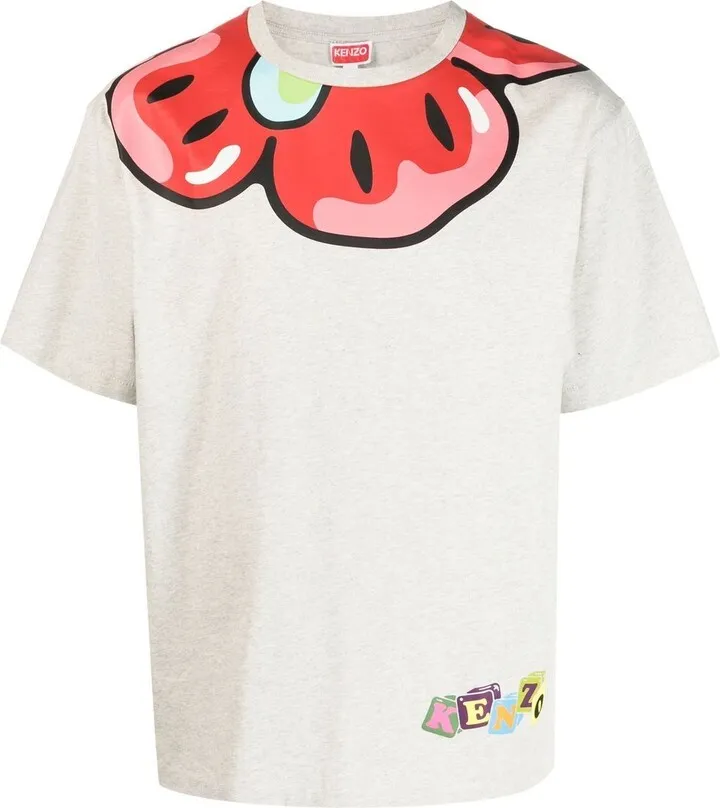 logo-print cotton T-shirt