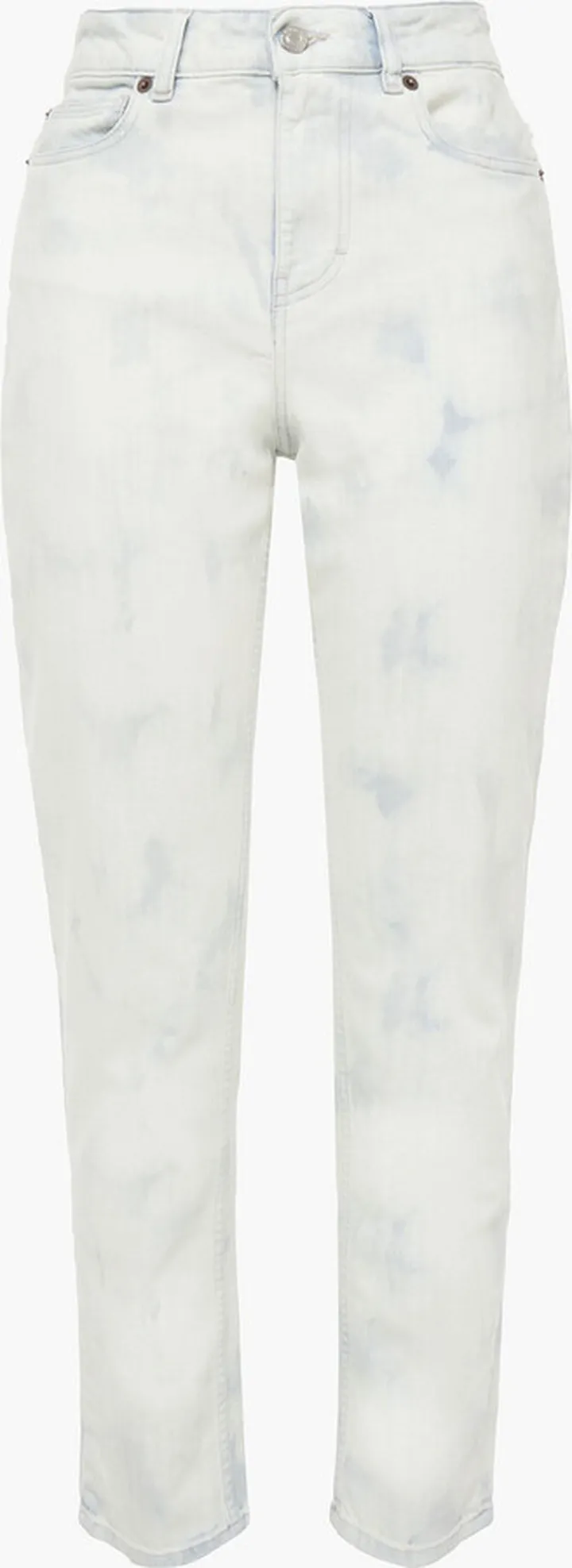 Vendom bleached high-rise slim-leg jeans