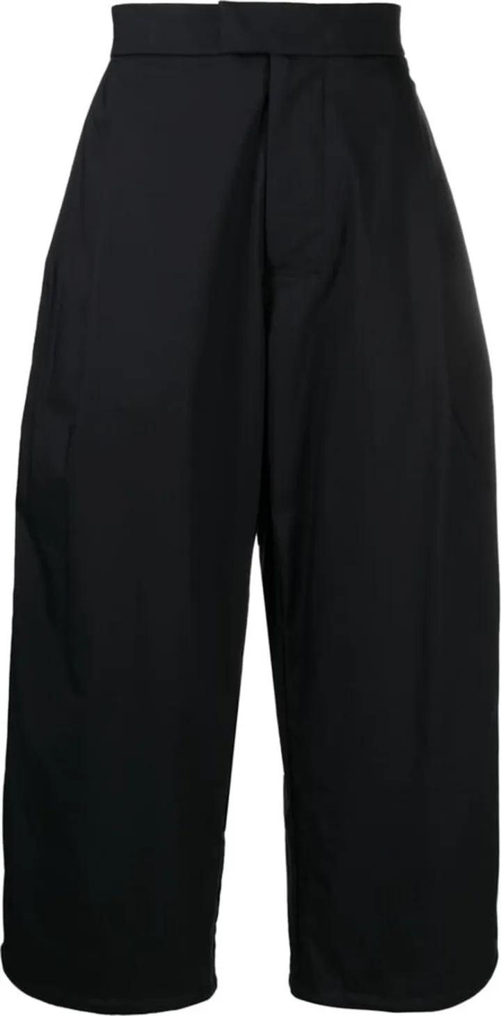 Pleated Wide-Leg Trousers