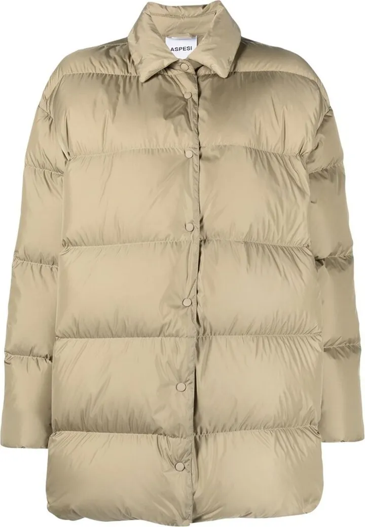 Classic-Collar Puffer Jacket