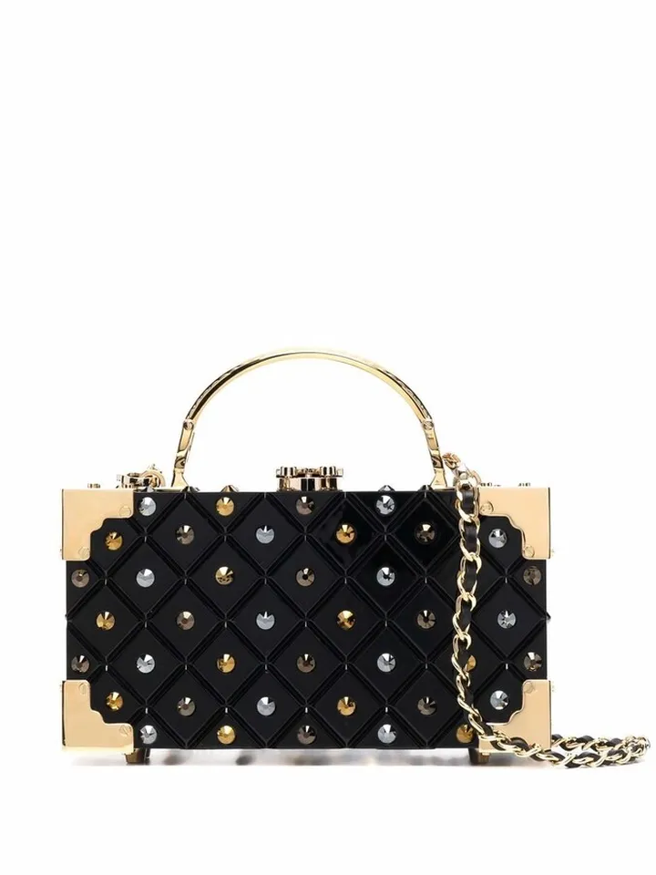 The Trunk crystal-embellished tote bag