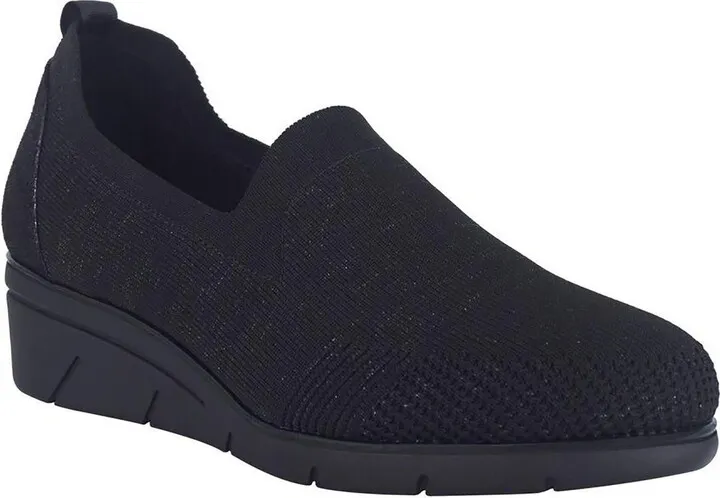 Glenmory Womens Lifestyle Memory Foam Slip-On Sneakers