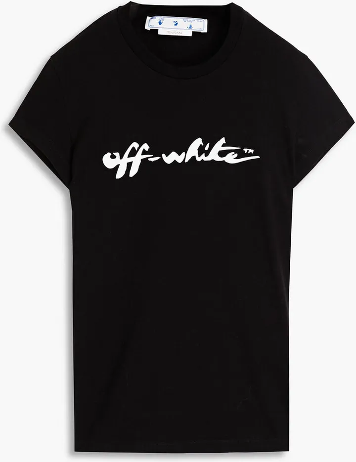 Printed cotton-jersey T-shirt
