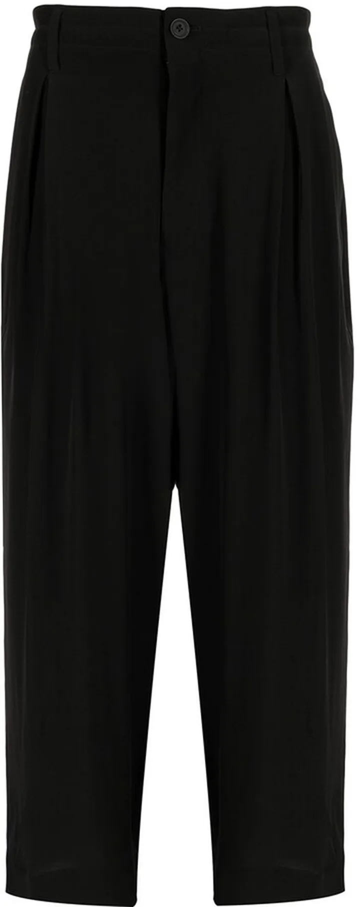 High-Waisted Straight Leg Trousers