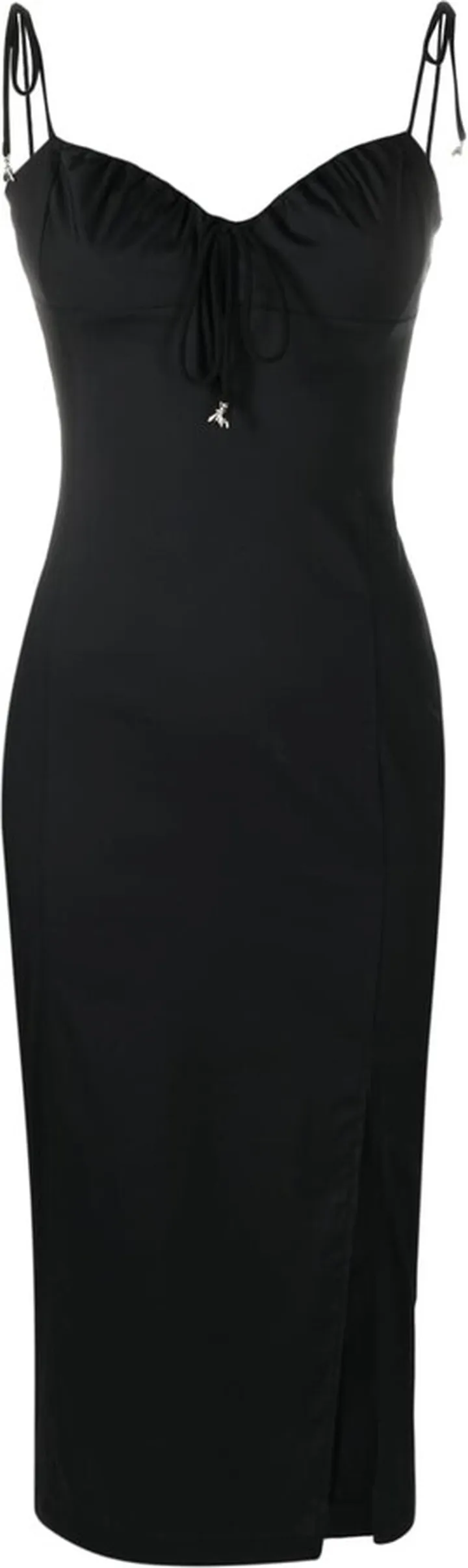 Tie-Detail Midi Dress