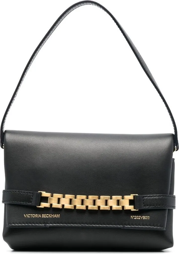 Chain-Detail Tote Bag